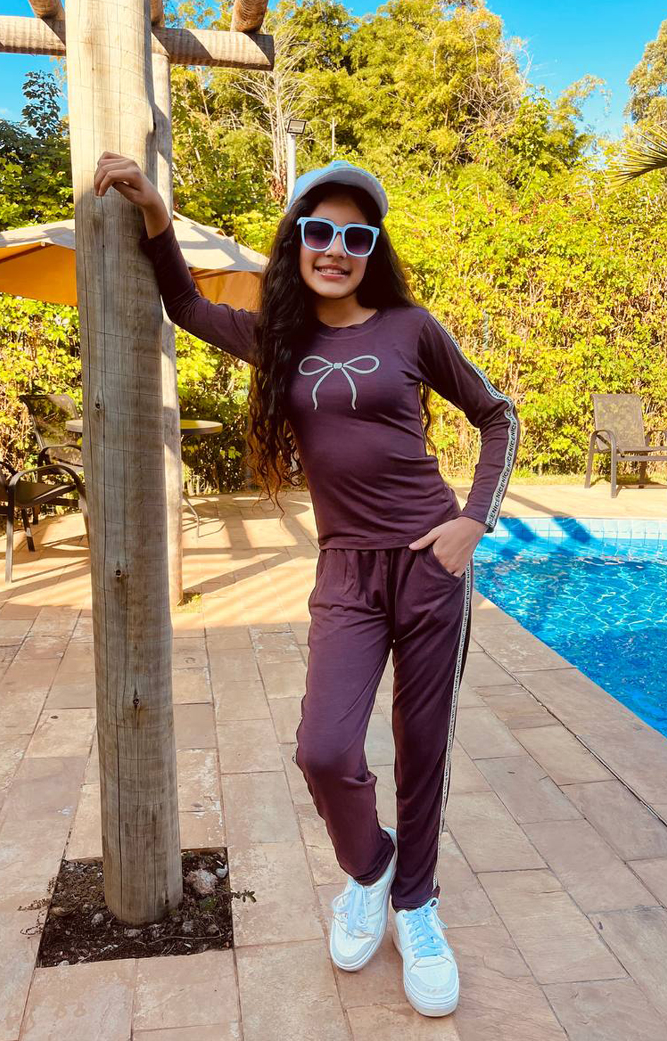 Conjunto Infantil Feminino em Malha - Imagem 4