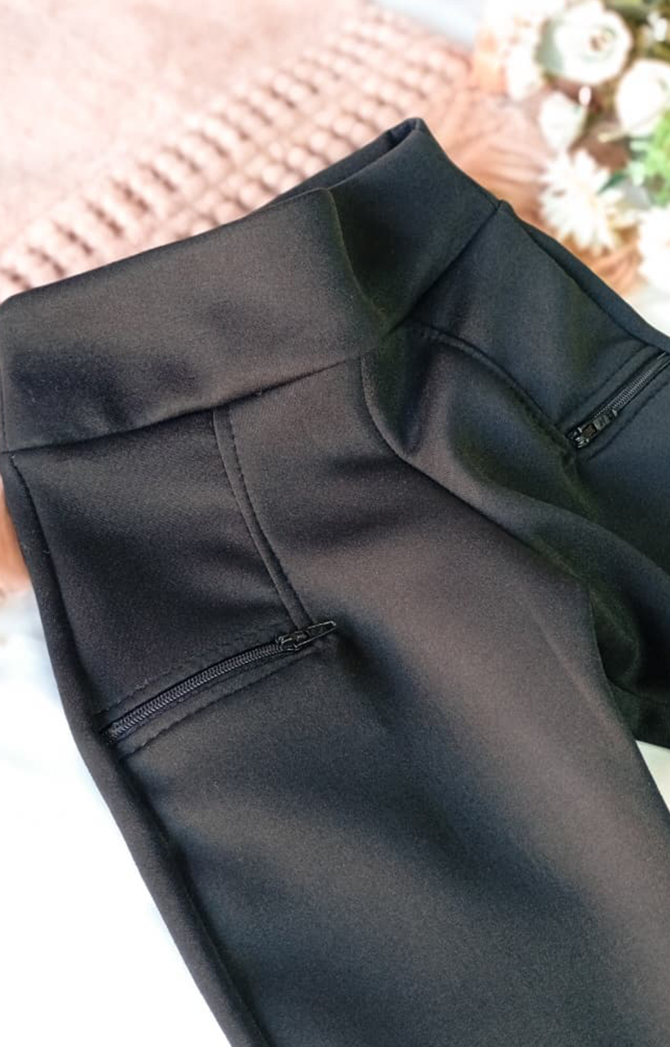 Calça Montaria Infantil Premium com Zíper Preta - Imagem 2