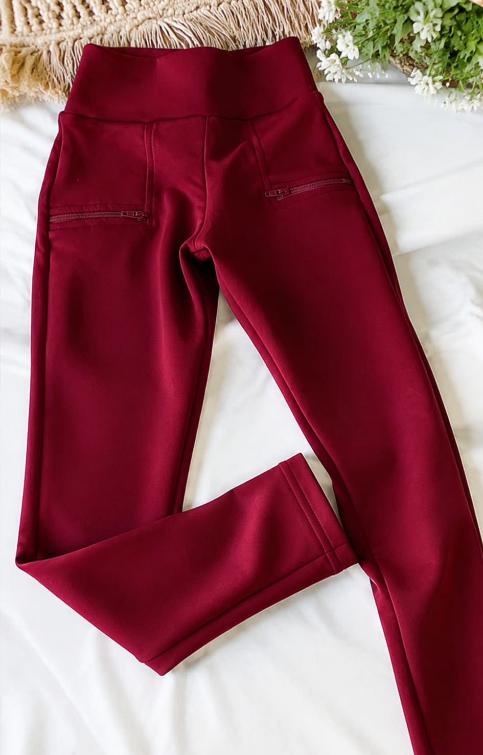 Calça Montaria Infantil Premium com Zíper Vinho - Imagem 3