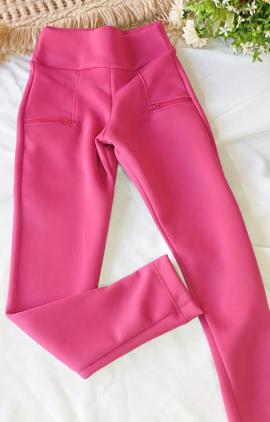 Calça Montaria Infantil Premium com Zíper Rosa