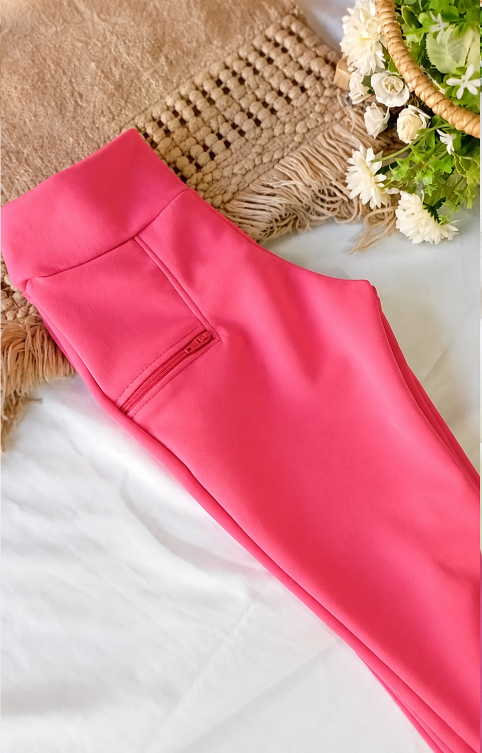 Calça Montaria Infantil Premium com Zíper Rosa - Imagem 3