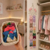 Organizador de Laços Infantil em MDF | Porta Laços de Parede e Guarda-Roupa - Imagem 3