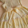 Vestido Infantil Amarelo Primavera/Verão com Babados - Imagem 3